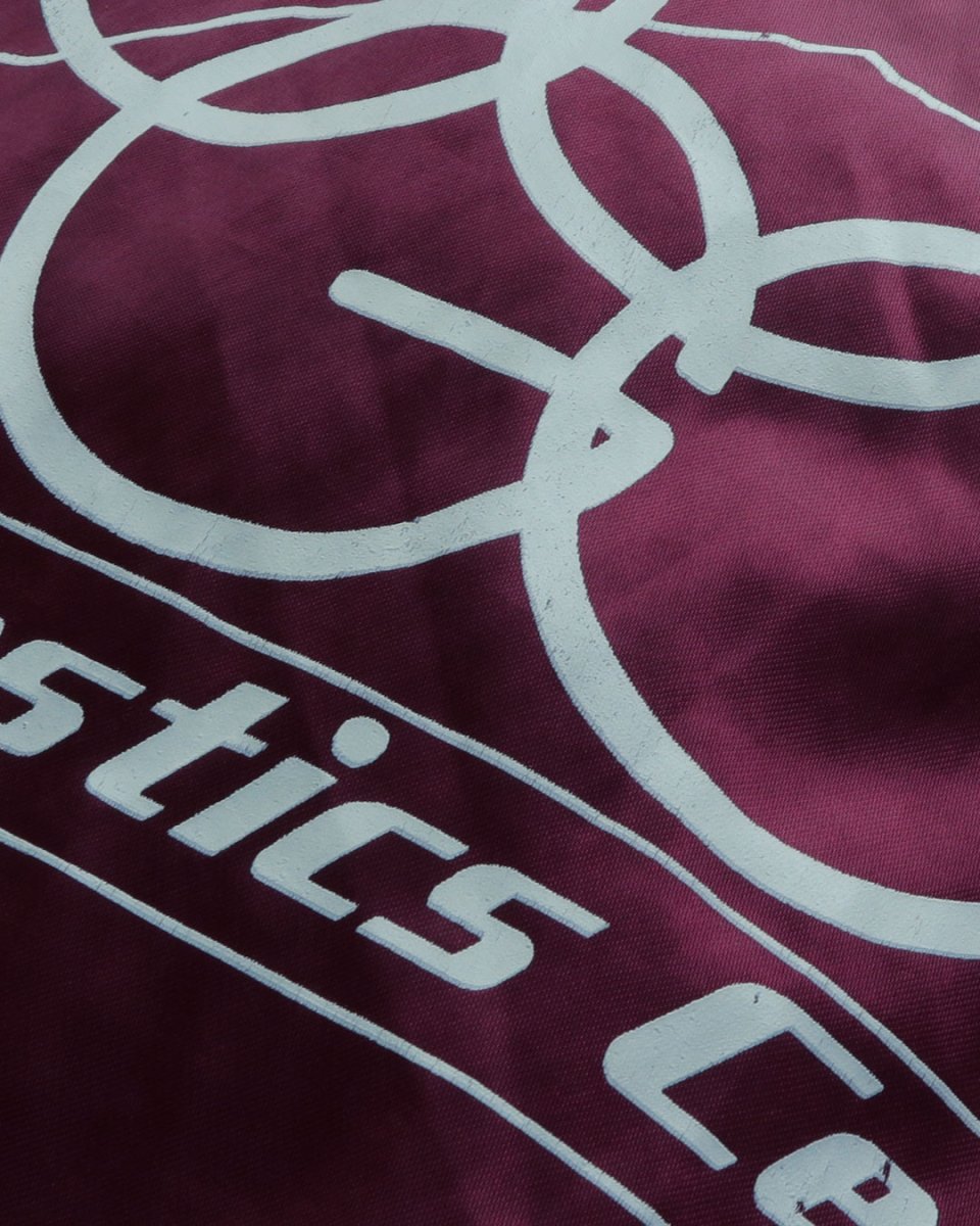 画像8: 〜90's AUBURN NYLON BACK PRINT FLANNEL LINING SNAP BLOUSON "Olympic Gymnastics Center" "MADE IN USA" (8)