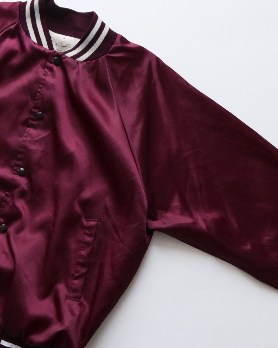画像4: 〜90's AUBURN NYLON BACK PRINT FLANNEL LINING SNAP BLOUSON "Olympic Gymnastics Center" "MADE IN USA" (4)