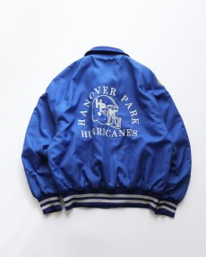画像5: 〜90's Holloway NYLON BACK PRINT QUILTED LINING SNAP BLOUSON with PATCH "MADE IN USA" (5)