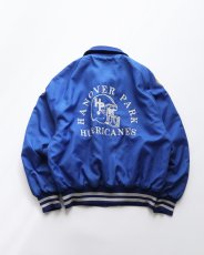 画像5: 〜90's Holloway NYLON BACK PRINT QUILTED LINING SNAP BLOUSON with PATCH "MADE IN USA" (5)