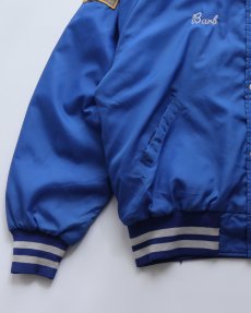 画像7: 〜90's Holloway NYLON BACK PRINT QUILTED LINING SNAP BLOUSON with PATCH "MADE IN USA" (7)