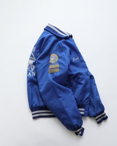 画像3: 〜90's Holloway NYLON BACK PRINT QUILTED LINING SNAP BLOUSON with PATCH "MADE IN USA" (3)