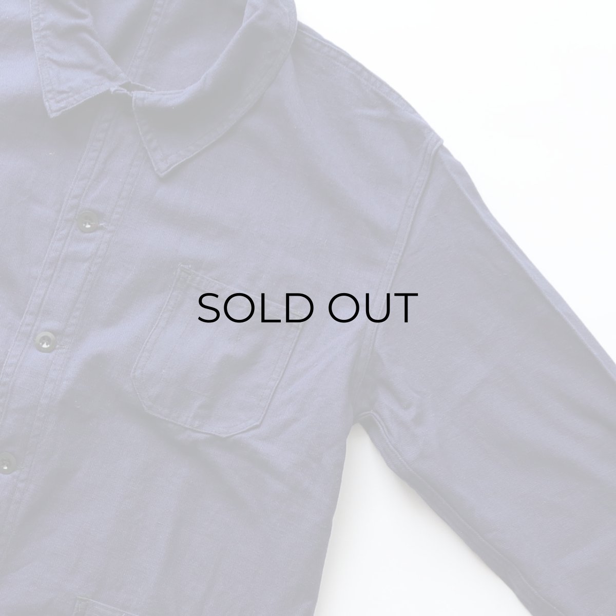 画像3: 60's LE PELERIN COTTON DRILL FRENCH WORK JACKET (3)