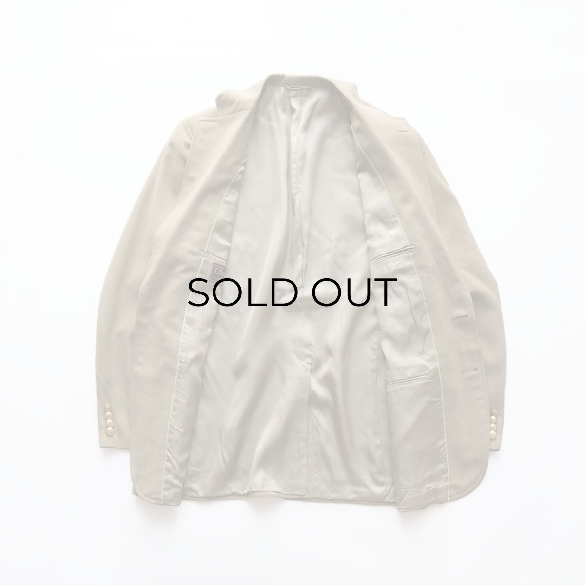 画像2: 80's Chaps by Ralph Lauren HOPSACK TAILORED BLAZER (2)