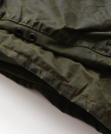 画像25: OLD Barbour "BORDER" WAXED COTTON FIELD COAT with HOOD "MADE IN ENGLAND" (25)