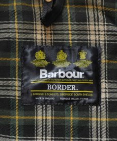 画像14: OLD Barbour "BORDER" WAXED COTTON FIELD COAT with HOOD "MADE IN ENGLAND" (14)
