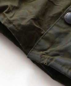 画像24: OLD Barbour "BORDER" WAXED COTTON FIELD COAT with HOOD "MADE IN ENGLAND" (24)