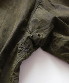 画像19: OLD Barbour "BORDER" WAXED COTTON FIELD COAT with HOOD "MADE IN ENGLAND" (19)