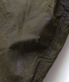 画像23: OLD Barbour "BORDER" WAXED COTTON FIELD COAT with HOOD "MADE IN ENGLAND" (23)