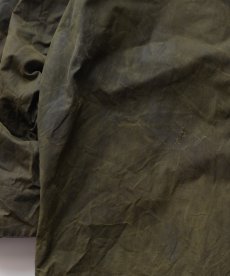 画像20: OLD Barbour "BORDER" WAXED COTTON FIELD COAT with HOOD "MADE IN ENGLAND" (20)