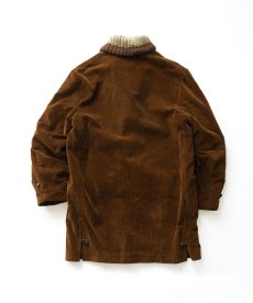 画像3: 60's Sears "Oakbrook Sportswear" WIDE WALE CORDUROY BOA LINING RIB SHAWL COLLAR CAR COAT (3)