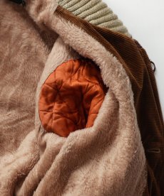 画像13: 60's Sears "Oakbrook Sportswear" WIDE WALE CORDUROY BOA LINING RIB SHAWL COLLAR CAR COAT (13)