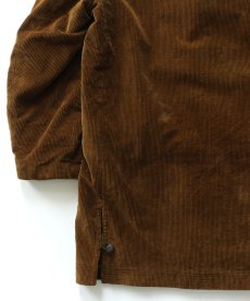 画像7: 60's Sears "Oakbrook Sportswear" WIDE WALE CORDUROY BOA LINING RIB SHAWL COLLAR CAR COAT (7)