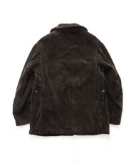 画像3: 〜50's LCD HEAVY COTTON WIDE WALE CORDUROY COTTON CHECK FLANNEL LINING FRENCH HUNTING JACKET (3)