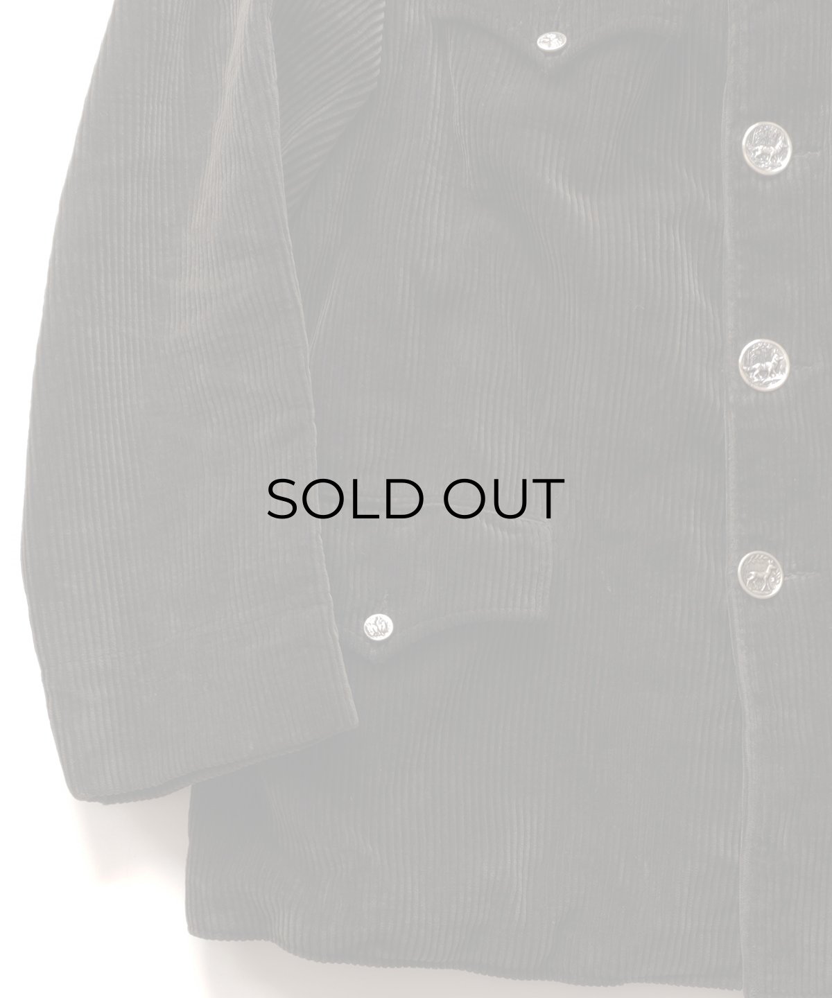 画像5: 〜50's LCD HEAVY COTTON WIDE WALE CORDUROY COTTON CHECK FLANNEL LINING FRENCH HUNTING JACKET (5)