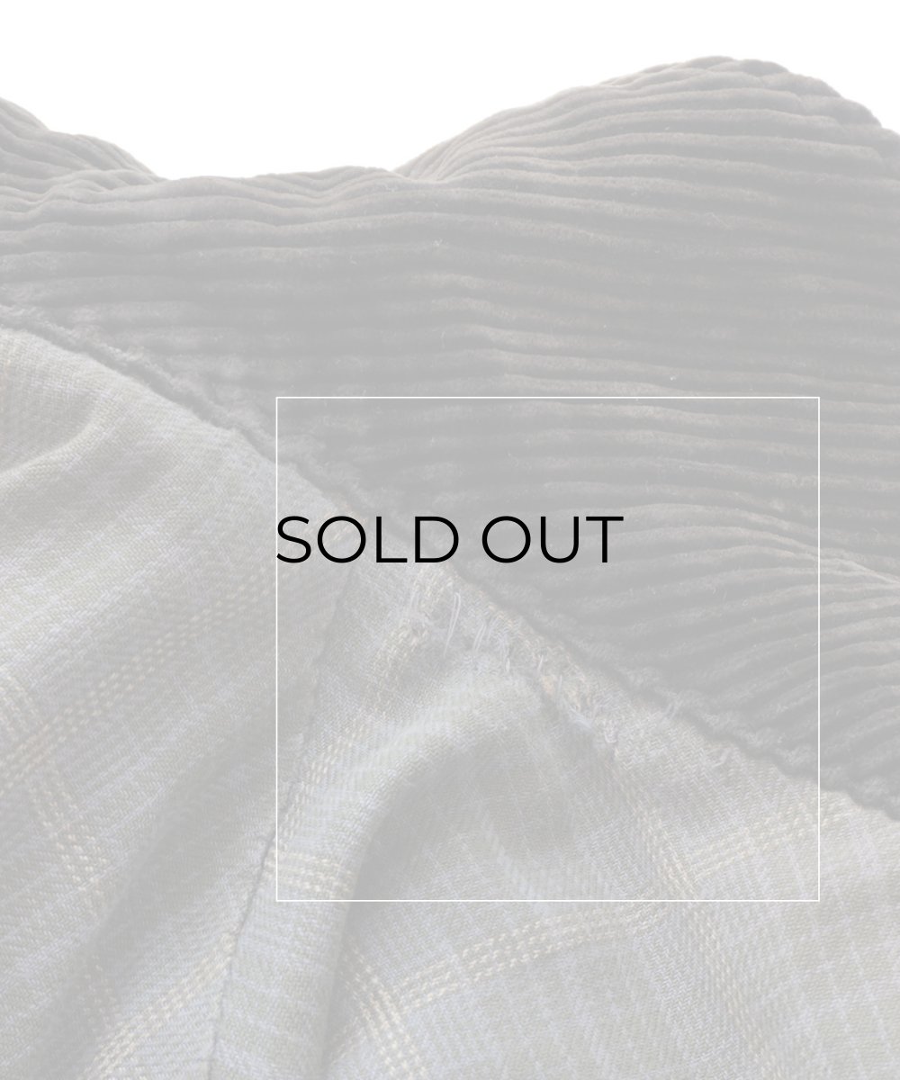 画像18: 〜50's LCD HEAVY COTTON WIDE WALE CORDUROY COTTON CHECK FLANNEL LINING FRENCH HUNTING JACKET (18)