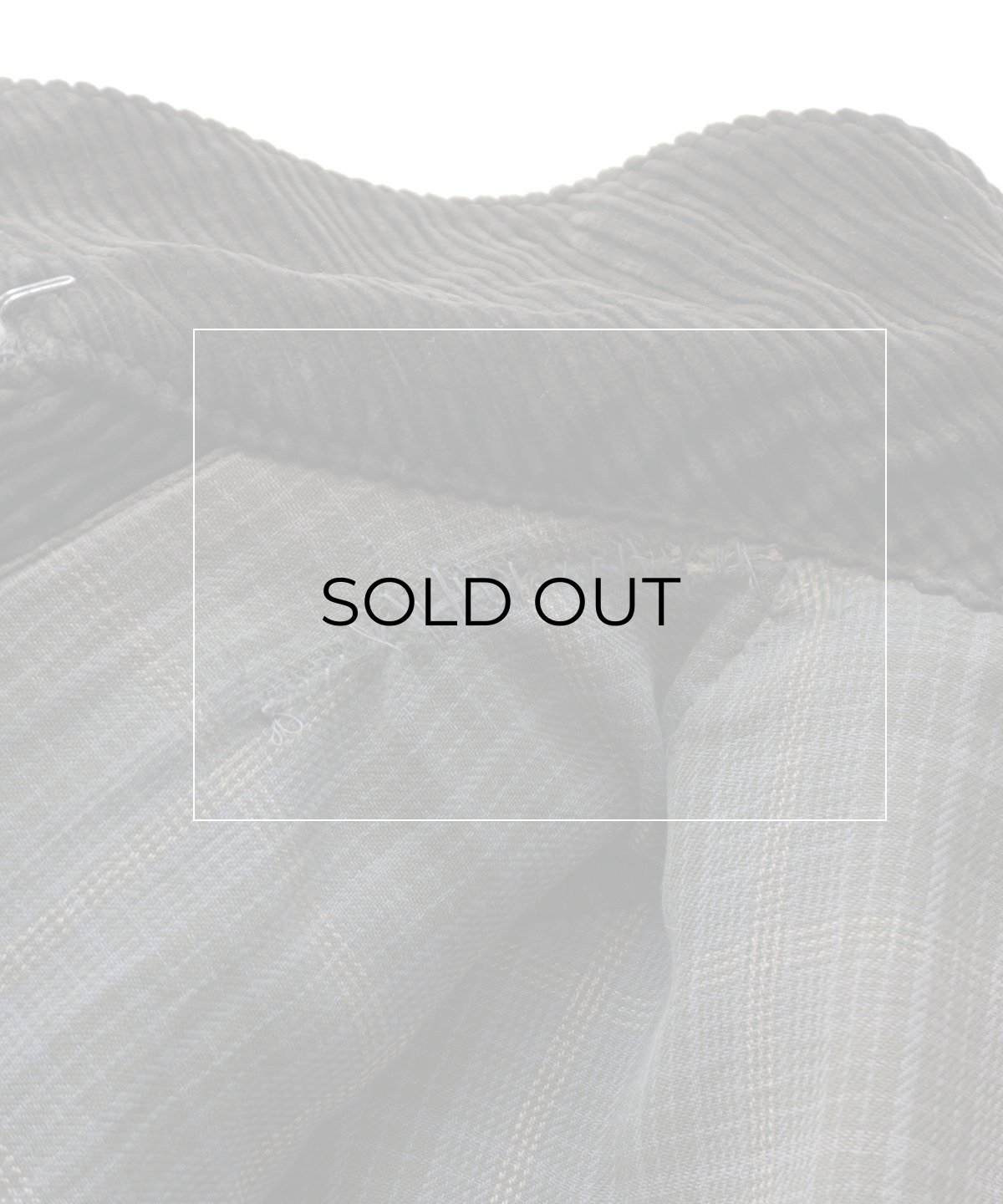 画像17: 〜50's LCD HEAVY COTTON WIDE WALE CORDUROY COTTON CHECK FLANNEL LINING FRENCH HUNTING JACKET (17)