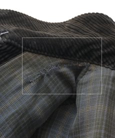 画像17: 〜50's LCD HEAVY COTTON WIDE WALE CORDUROY COTTON CHECK FLANNEL LINING FRENCH HUNTING JACKET (17)