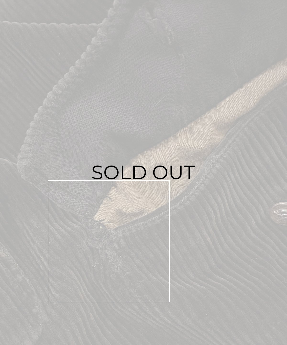 画像19: 〜50's LCD HEAVY COTTON WIDE WALE CORDUROY COTTON CHECK FLANNEL LINING FRENCH HUNTING JACKET (19)