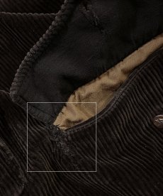 画像19: 〜50's LCD HEAVY COTTON WIDE WALE CORDUROY COTTON CHECK FLANNEL LINING FRENCH HUNTING JACKET (19)