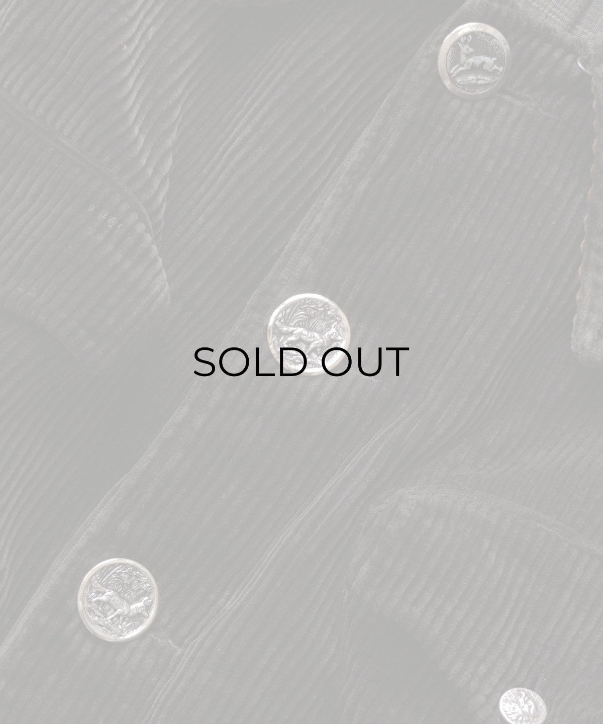 画像8: 〜50's LCD HEAVY COTTON WIDE WALE CORDUROY COTTON CHECK FLANNEL LINING FRENCH HUNTING JACKET (8)