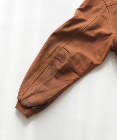 画像11: 90's Timberland NUBUCK LEATHER ZIP BLOUSON (11)