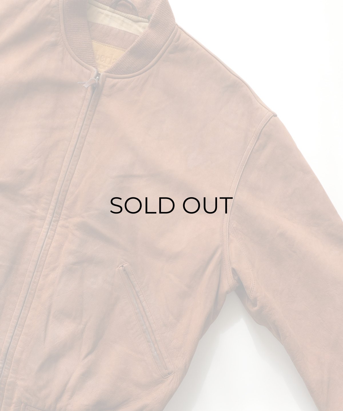 画像4: 90's Timberland NUBUCK LEATHER ZIP BLOUSON (4)