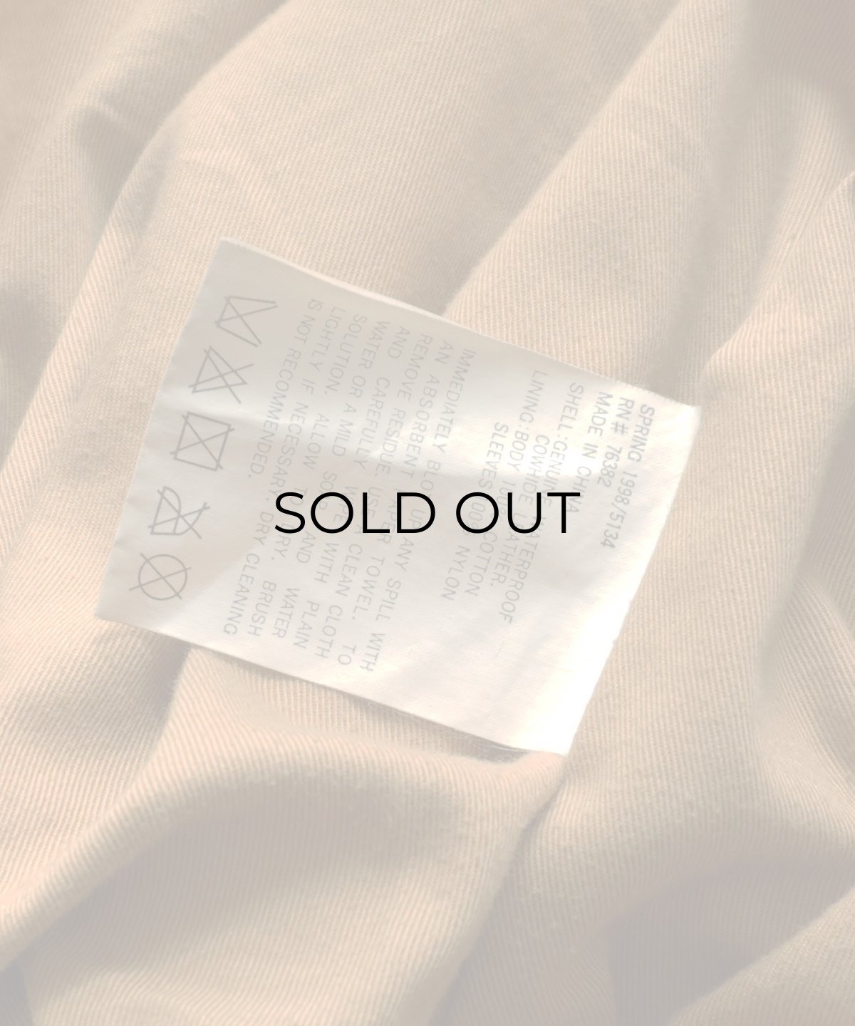 画像14: 90's Timberland NUBUCK LEATHER ZIP BLOUSON (14)