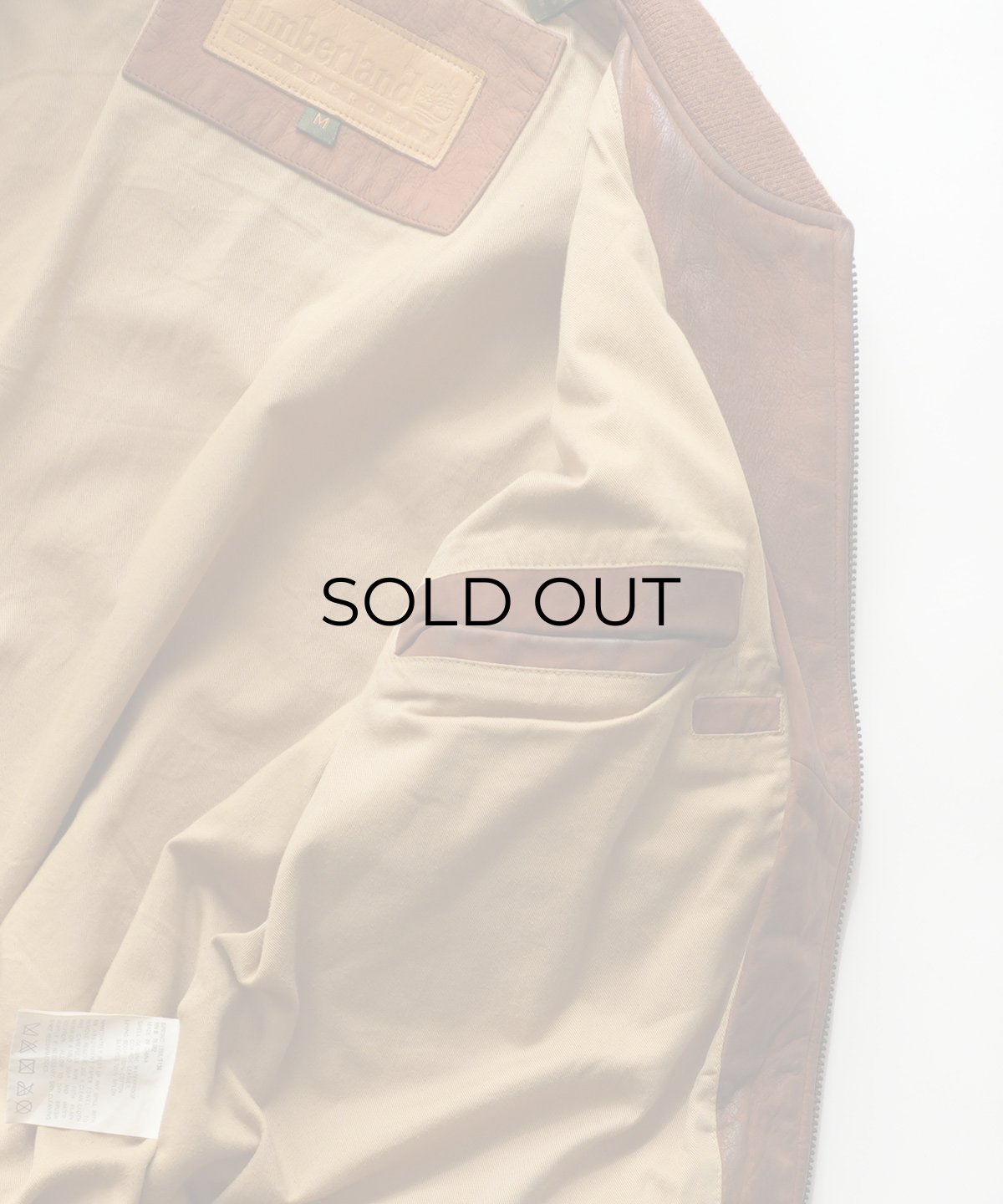 画像8: 90's Timberland NUBUCK LEATHER ZIP BLOUSON (8)