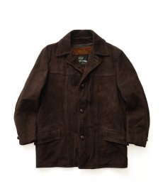 画像1: 70's MONTGOMERY WARD NUBUCK LEATHER CAR COAT with BOA LINER (1)