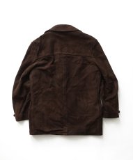 画像5: 70's MONTGOMERY WARD NUBUCK LEATHER CAR COAT with BOA LINER (5)