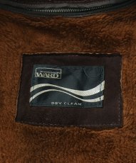 画像10: 70's MONTGOMERY WARD NUBUCK LEATHER CAR COAT with BOA LINER (10)