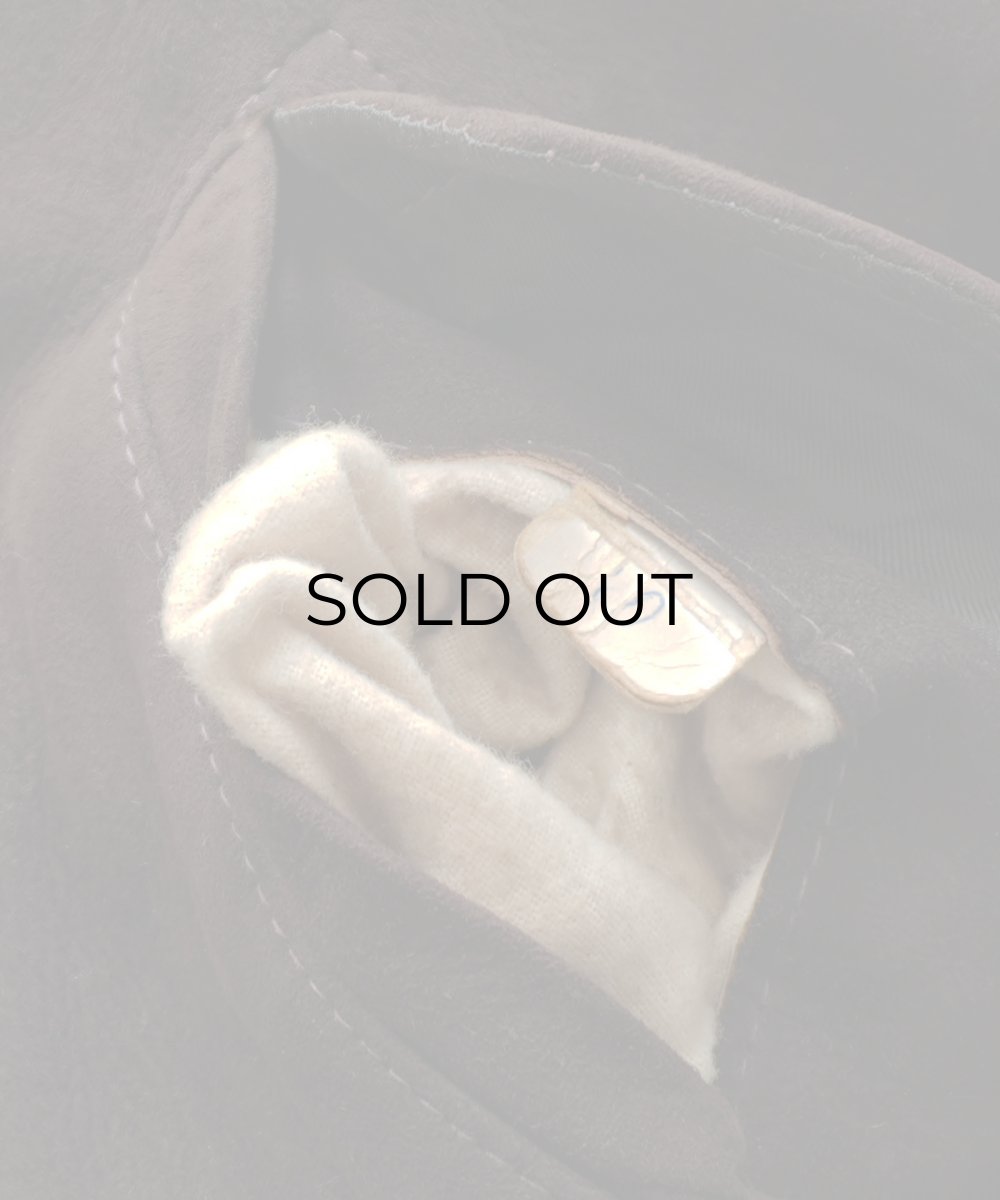 画像15: 70's MONTGOMERY WARD NUBUCK LEATHER CAR COAT with BOA LINER (15)