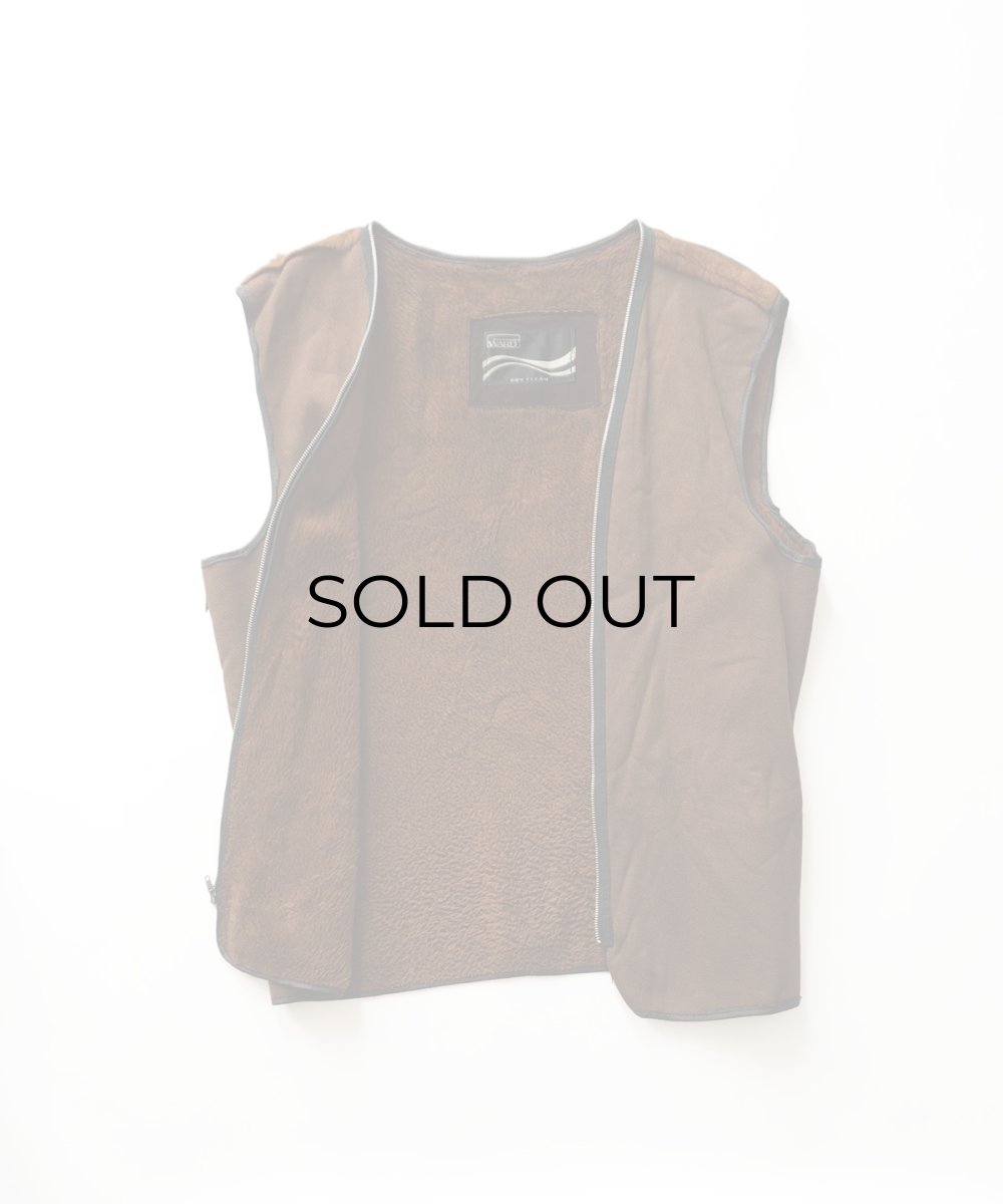 画像4: 70's MONTGOMERY WARD NUBUCK LEATHER CAR COAT with BOA LINER (4)