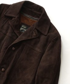 画像6: 70's MONTGOMERY WARD NUBUCK LEATHER CAR COAT with BOA LINER (6)