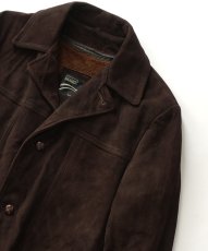 画像6: 70's MONTGOMERY WARD NUBUCK LEATHER CAR COAT with BOA LINER (6)