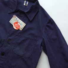 画像4: OLD N und A COTTON HERRINGBONE TWILL GERMAN WORK JACKET "ONE WASHED" (4)