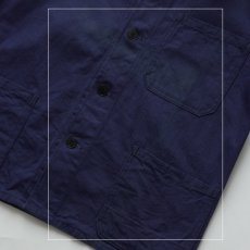 画像11: OLD N und A COTTON HERRINGBONE TWILL GERMAN WORK JACKET "ONE WASHED" (11)