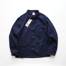 画像1: OLD Pionier COTTON DRILL GERMAN WORK JACKET "ONE WASHED" (1)