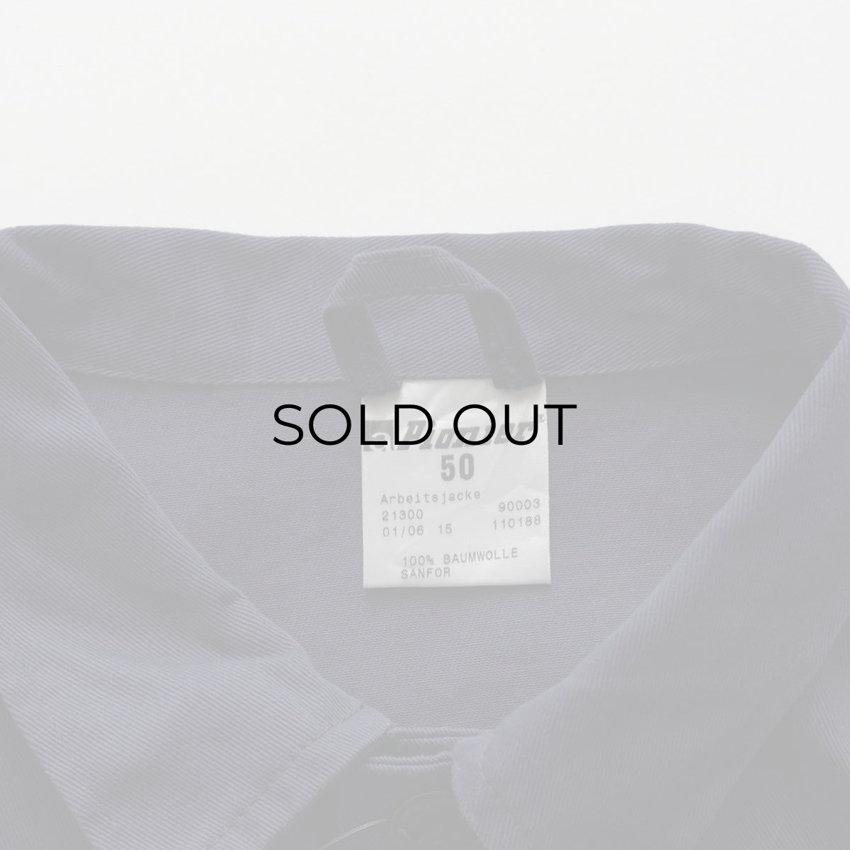 画像6: OLD Pionier COTTON DRILL GERMAN WORK JACKET "ONE WASHED" (6)