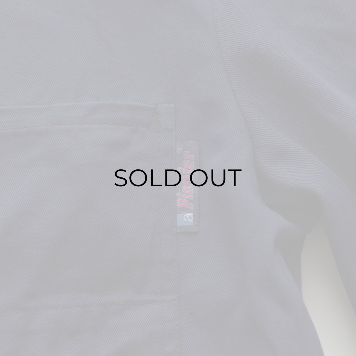 画像8: OLD Pionier COTTON DRILL GERMAN WORK JACKET "ONE WASHED" (8)