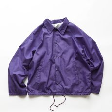 画像2: 〜90's AUBURN NYLON BACK PRINT FLANNEL LINED SNAP COACH JACKET "GOD'S OLDER KIDS" "MADE IN USA" (2)