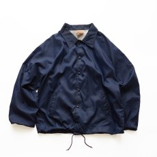 画像3: 80's HARTWELL NYLON BACK PRINT FLANNEL LINED SNAP COACH JACKET "HARBORVIEW CITIZEN'S PATROL" "MADE IN USA" (3)
