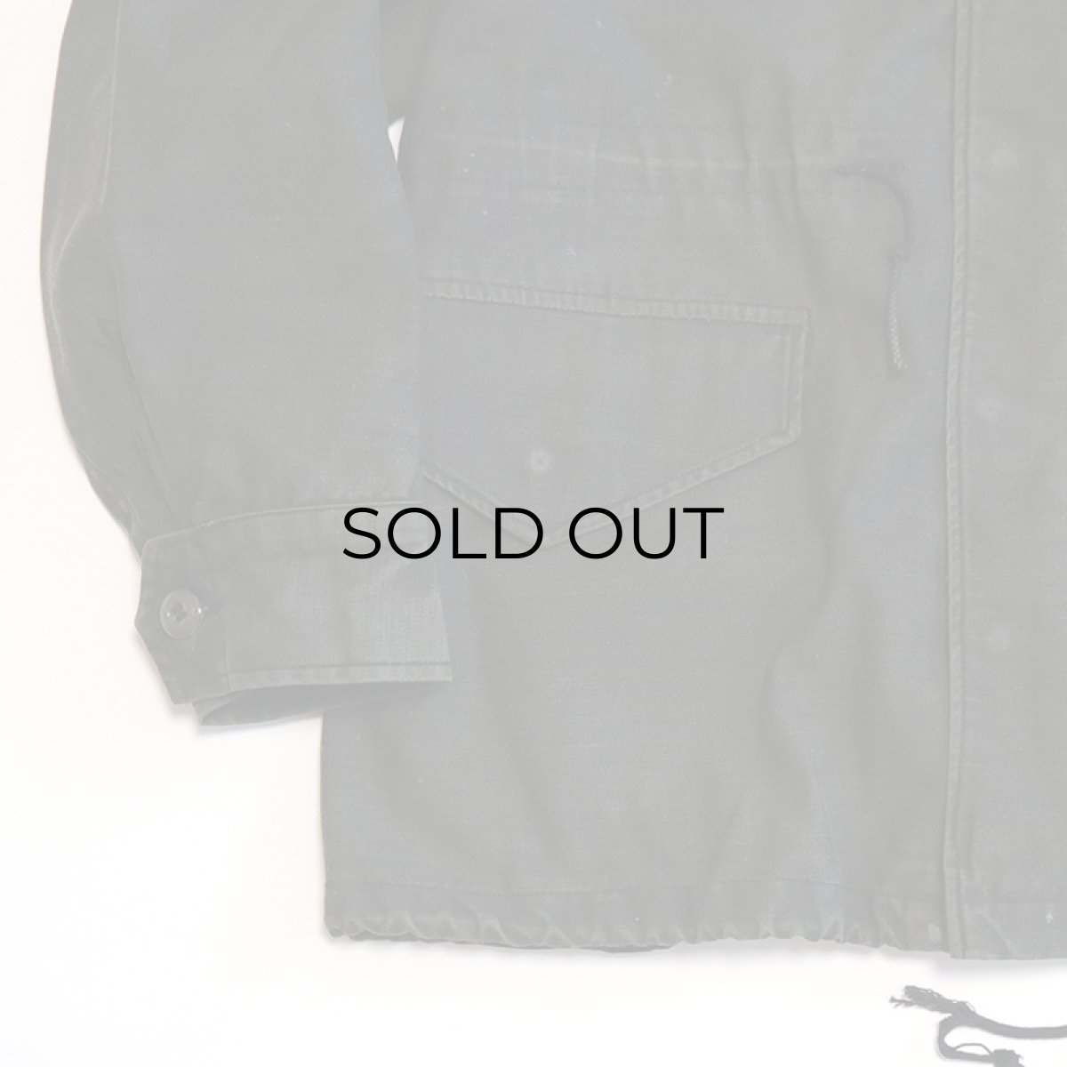 画像4: 60's US ARMY M-51 COTTON NYLON SATEEN FIELD JACKET "OVER DYE" (4)