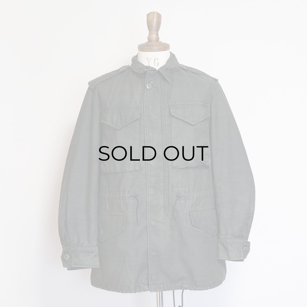 画像11: 60's US ARMY M-51 COTTON NYLON SATEEN FIELD JACKET "OVER DYE" (11)