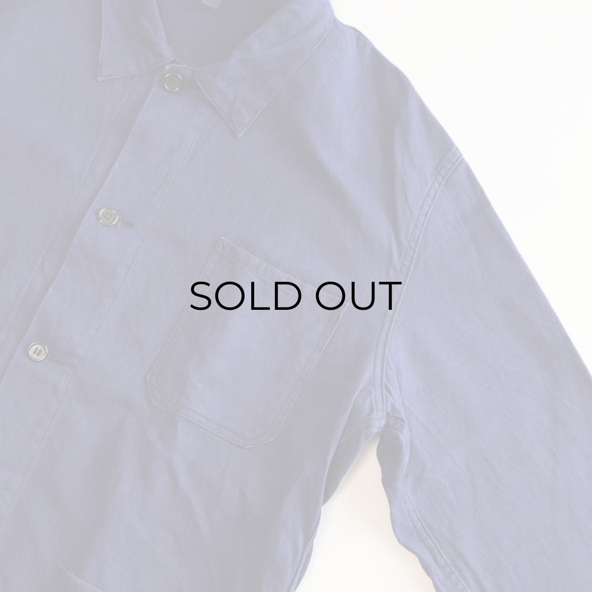 画像3: OLD UNKNOWN BRAND COTTON TWILL EURO WORK JACKET (3)