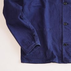 画像4: OLD UNKNOWN BRAND COTTON TWILL EURO WORK JACKET (4)