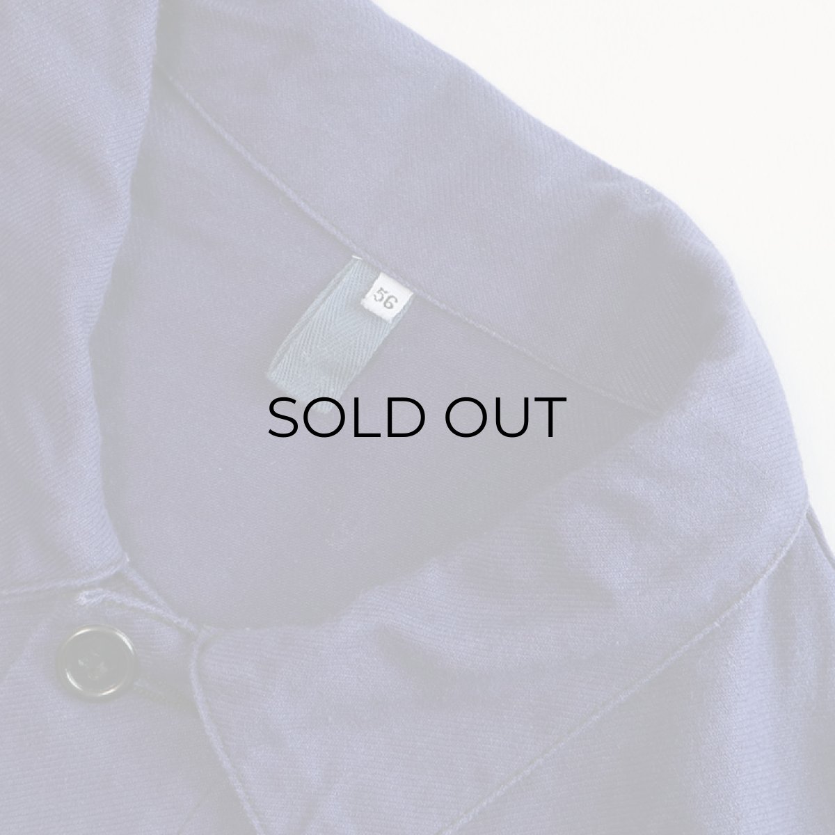 画像5: OLD UNKNOWN BRAND COTTON TWILL EURO WORK JACKET (5)