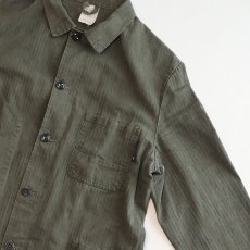 画像4: OLD a Pionier COTTON HERRINGBONE TWILL GERMAN WORK JACKET (4)