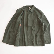 画像3: OLD a Pionier COTTON HERRINGBONE TWILL GERMAN WORK JACKET (3)